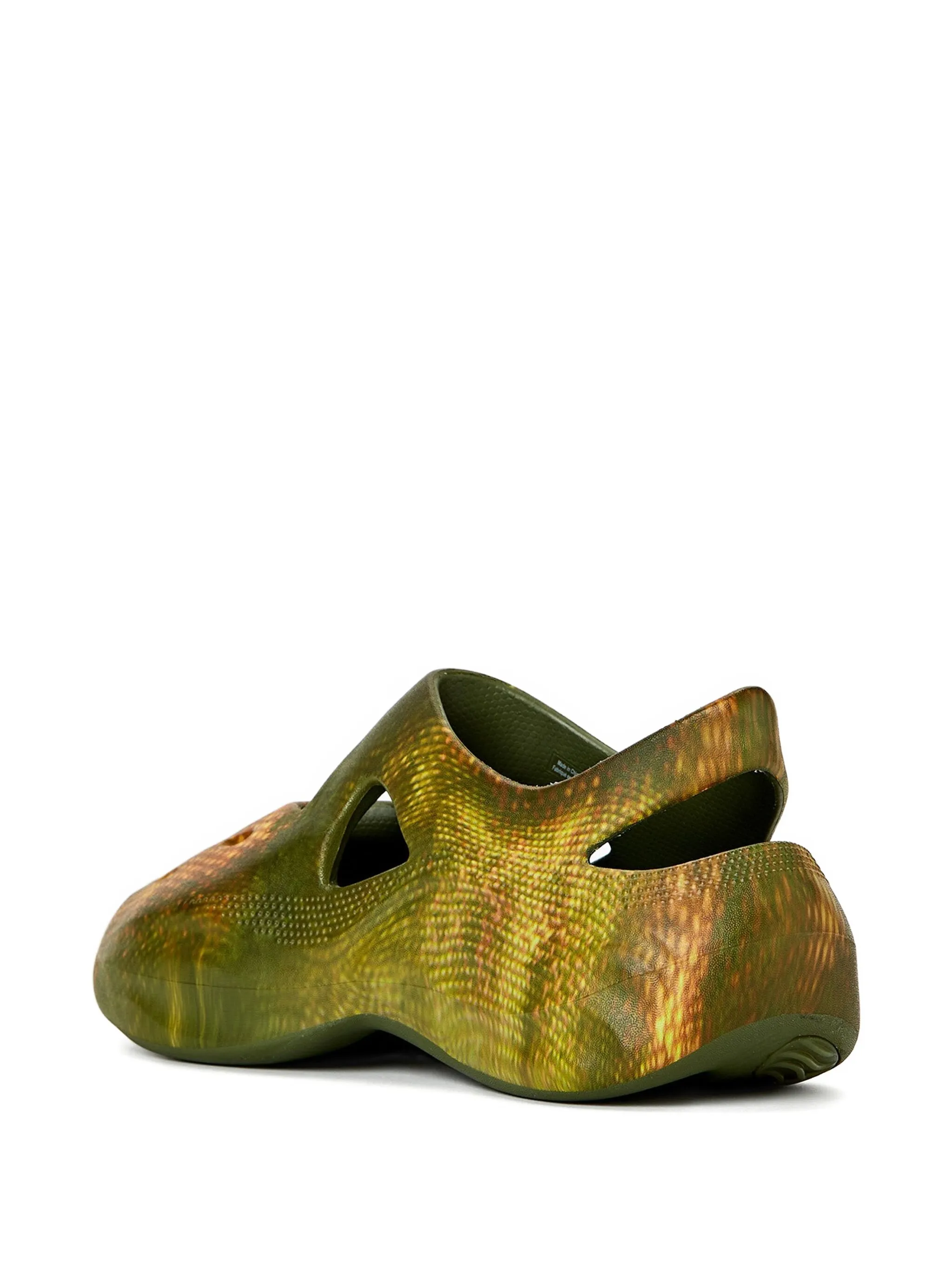 Клоги Diffuser Dingyun Zhang - Army Crocs, зеленый — фото 2