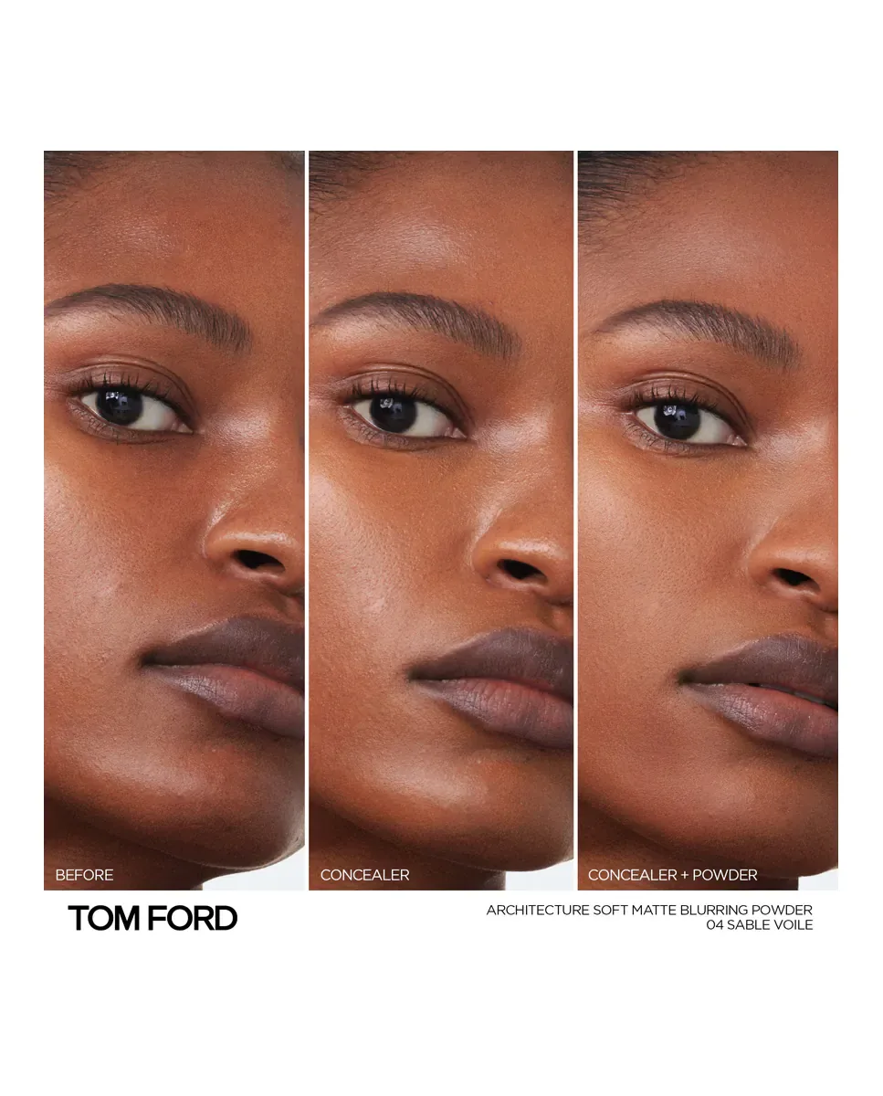 Рассыпчатая матирующая пудра Architecture Blurring Powder Tom Ford, 04 Sable Voile — фото 3
