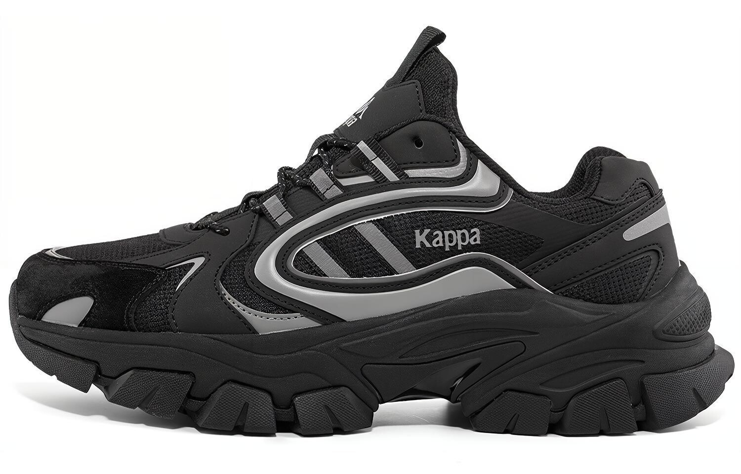 

Массивные кроссовки Kappa унисекс, Black/Silver - 990