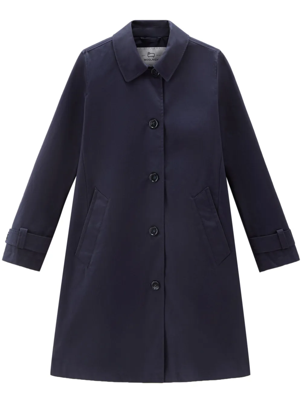 

Однобортное пальто WOOLRICH, синий
