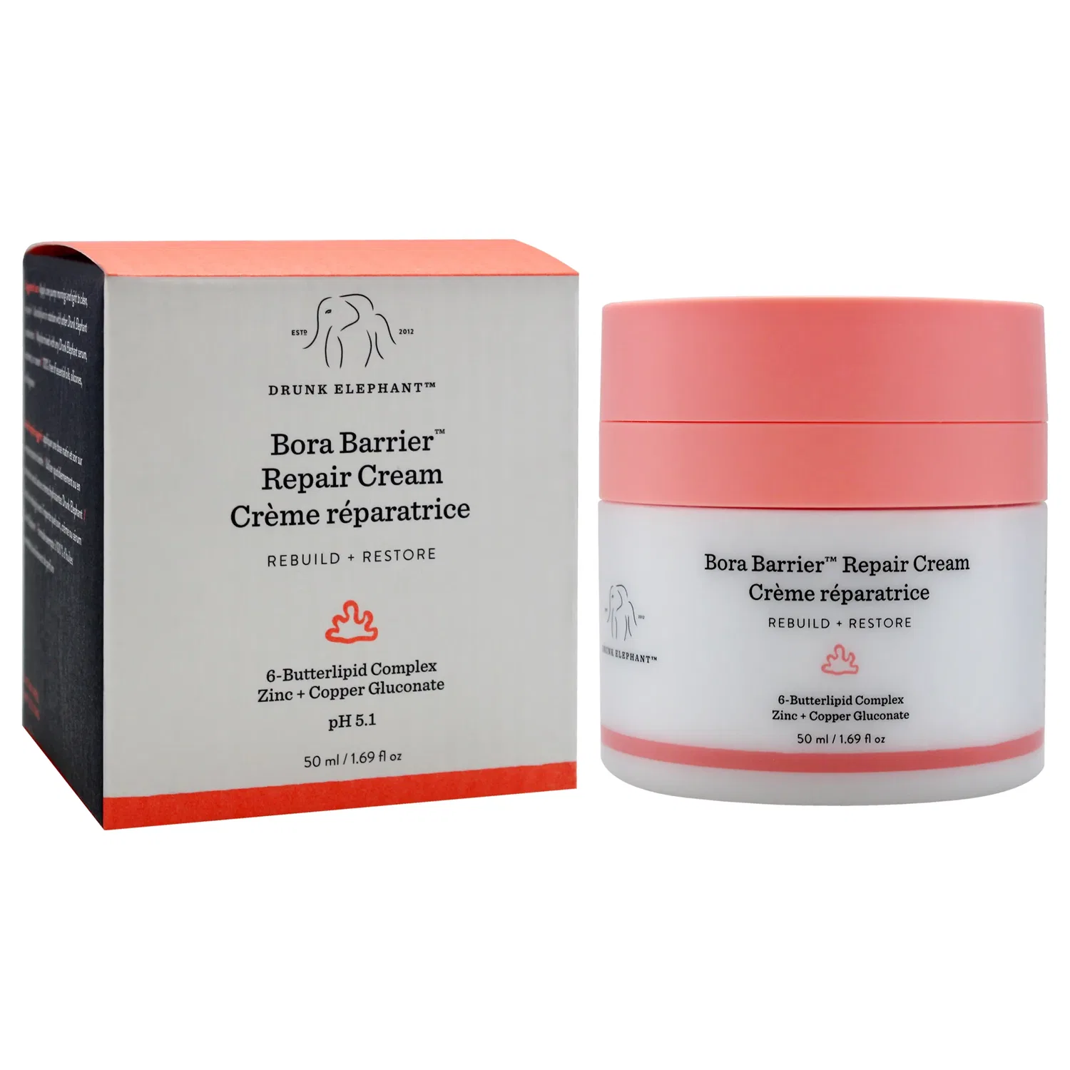 Крем для восстановления барьерной функции кожи Bora Barrier Repair Cream от Drunk Elephant для женщин - 1,69 унции — фото 2