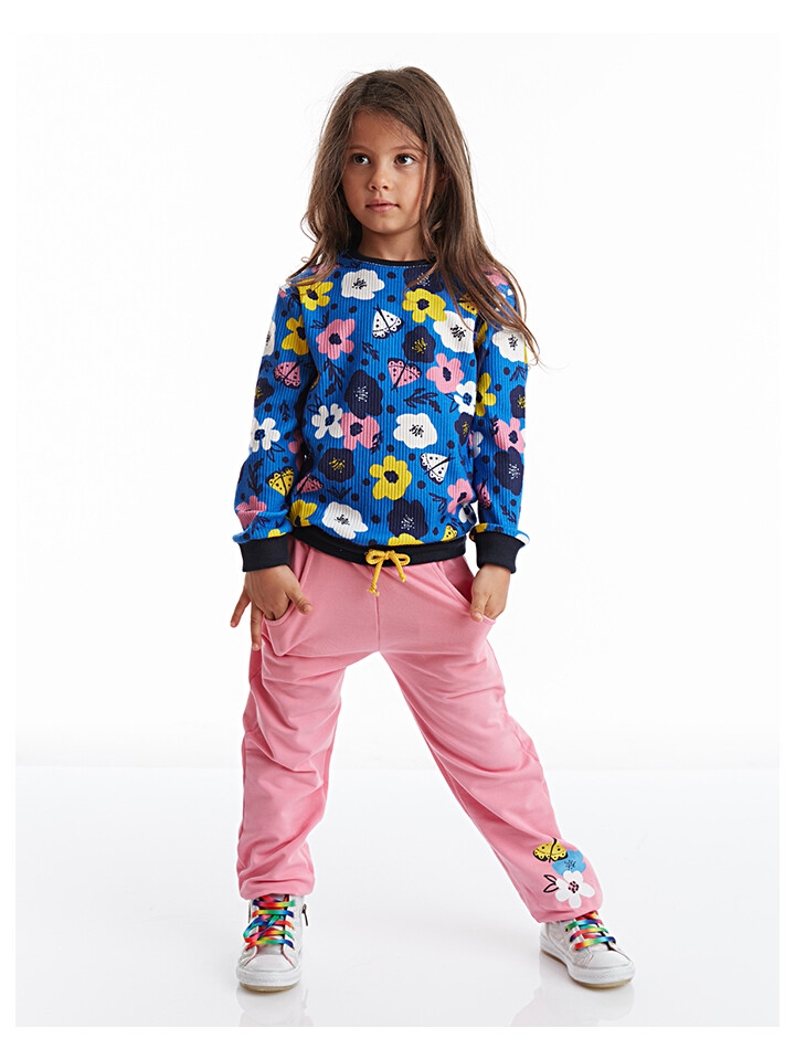 

Толстовка Denokids 2tlg. Outfit Flowers, синий