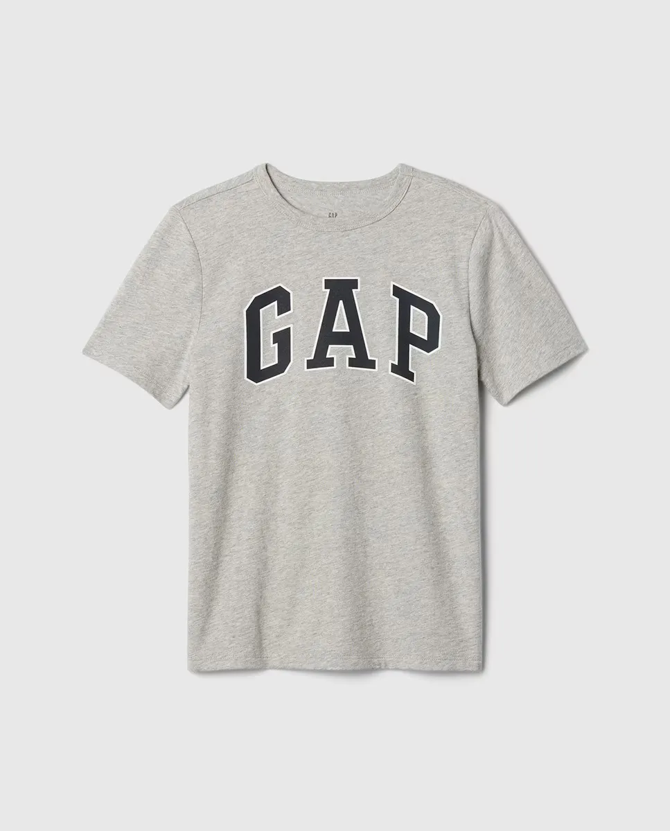 

Футболка для мальчика с круглым вырезом и коротким рукавом Gap, серый