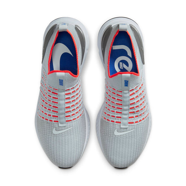 Кроссовки react phantom run flyknit 2 Nike, серый — фото 4