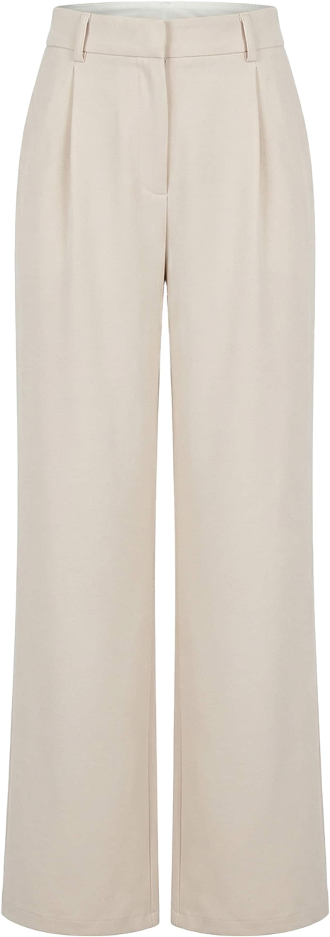 

Studioselect Широкие брюки со складками спереди 'Zoe' в бежевом цвете