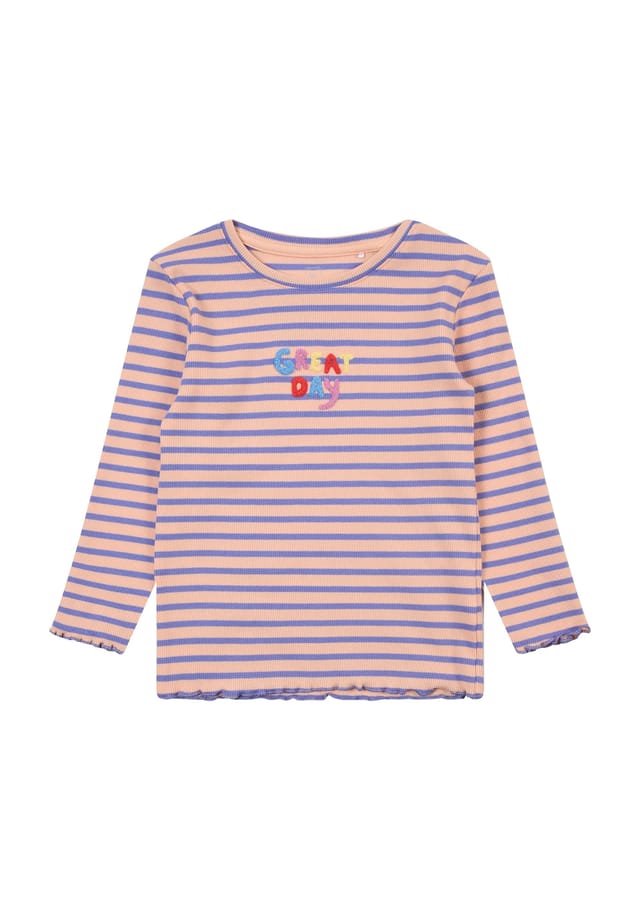 

Вышивка на детской рубашке с длинным рукавом Manguun, цвет prairie