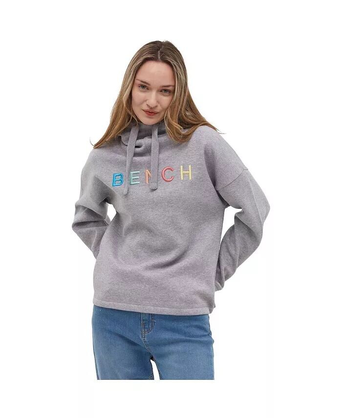 

Женская худи с логотипом Manaia на груди Bench DNA, серый