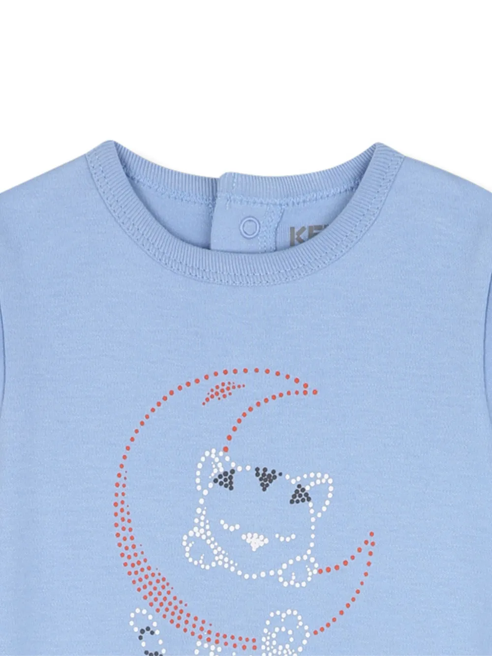 Пижама с вышивкой Kenzo Kids, синий — фото 2