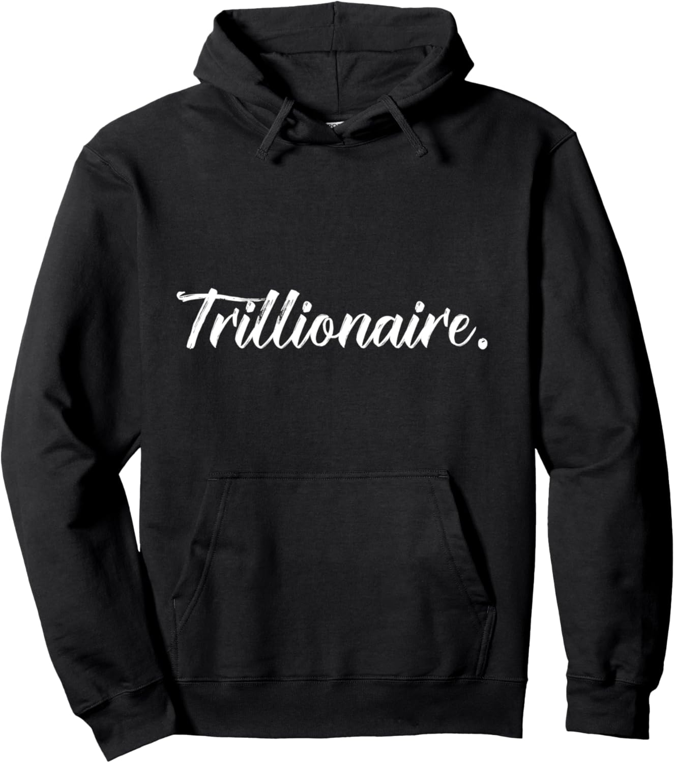 

Худи TRILLIONAIRE My First Trillion Dollars Wealthy Trillionaire, черная Official Trillionaire Gift Co.