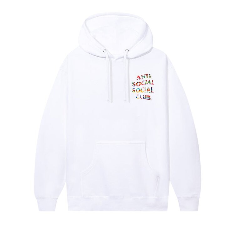 

Худи Anti Social Social Club Flag Collage Hoodie, белый