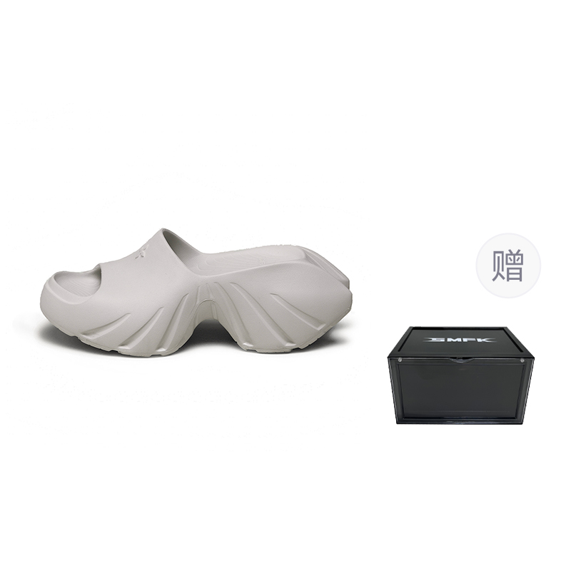 SMFK Женские бесшумные резиновые шлепанцы Snow Mountain White с магнитной коробкой для хранения, цвет Snow Mountain White-Comes with Magnetic Storage Box