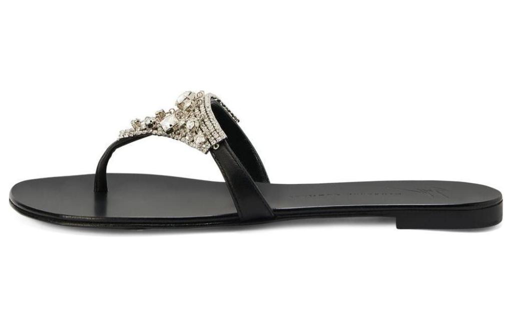 Сандалии Clarett с кристаллами, женские Giuseppe Zanotti, Black