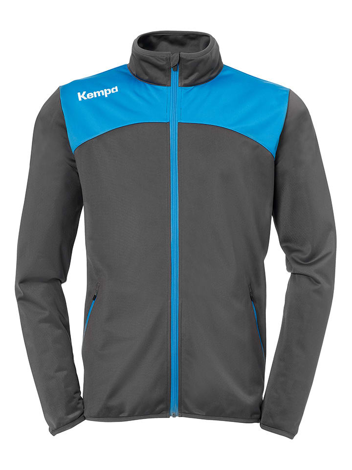 

Kempa Тренировочная куртка "Emotion 2.0" антрацитового/светло-голубого цвета