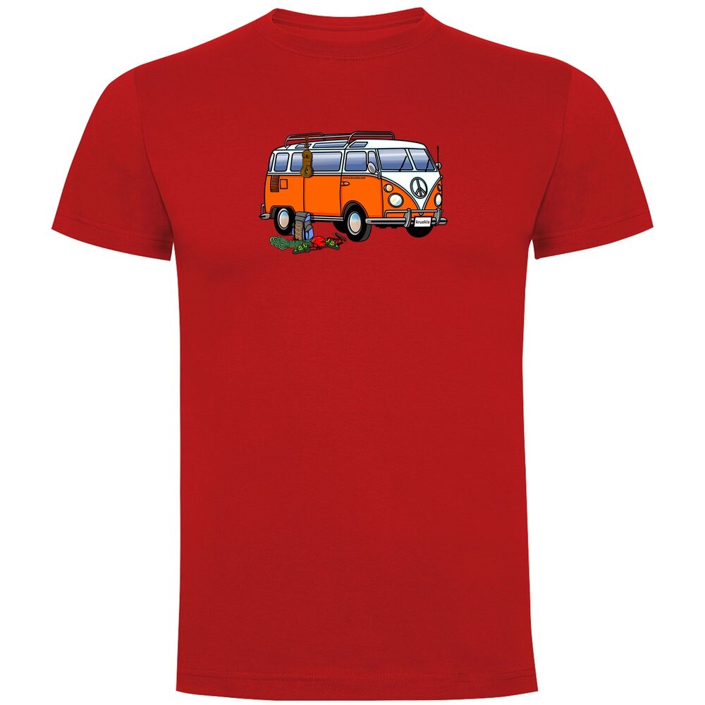 

Футболка Kruskis Hippie Van Climbing, красный