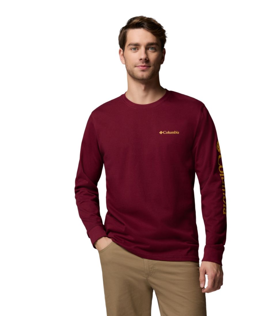 

Мужская футболка с длинными рукавами Fundamental Graphic Columbia, Rich Wine-gold (Not Pink Sand), Красный, Мужская футболка с длинными рукавами Fundamental Graphic Columbia, Rich Wine-gold (Not Pink Sand)