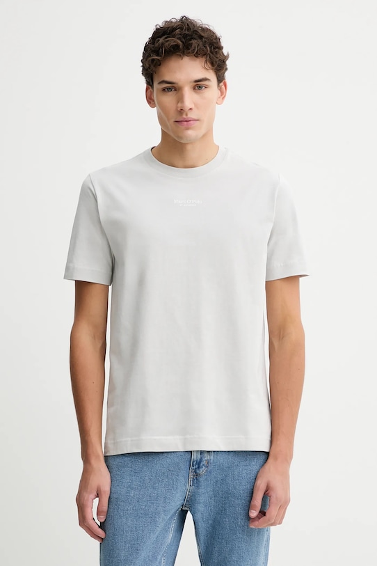 

Хлопковая футболка Marc O'Polo, серый