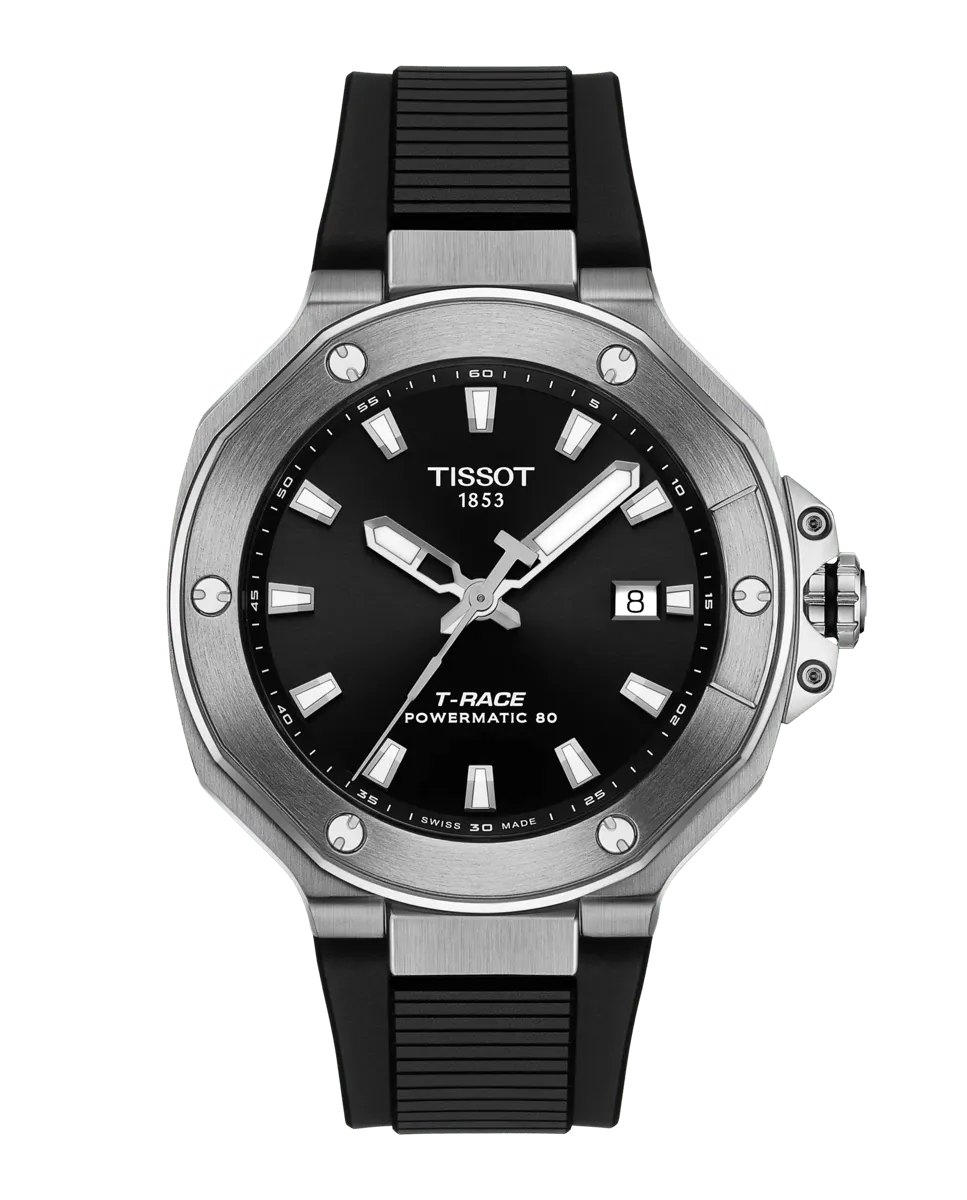 

Мужские часы T-Race коллекция автоматические черного цвета Tissot, черный