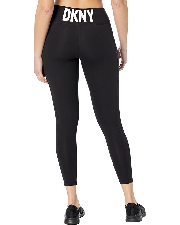 

Брюки DKNY Balance High-Waist 7/8 Tights w/ Pockets, черный