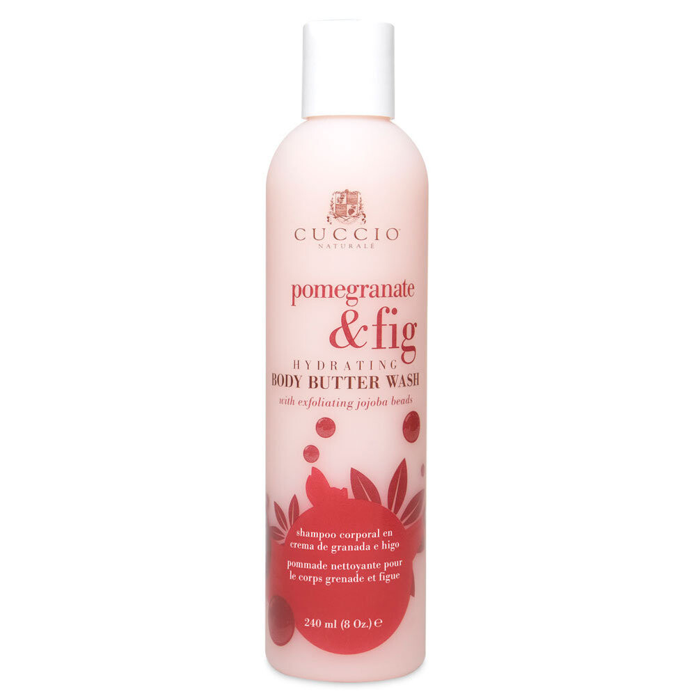 

Cuccio Body Butter Wash, Увлажняющее масло для душа - гранат и инжир 240мл