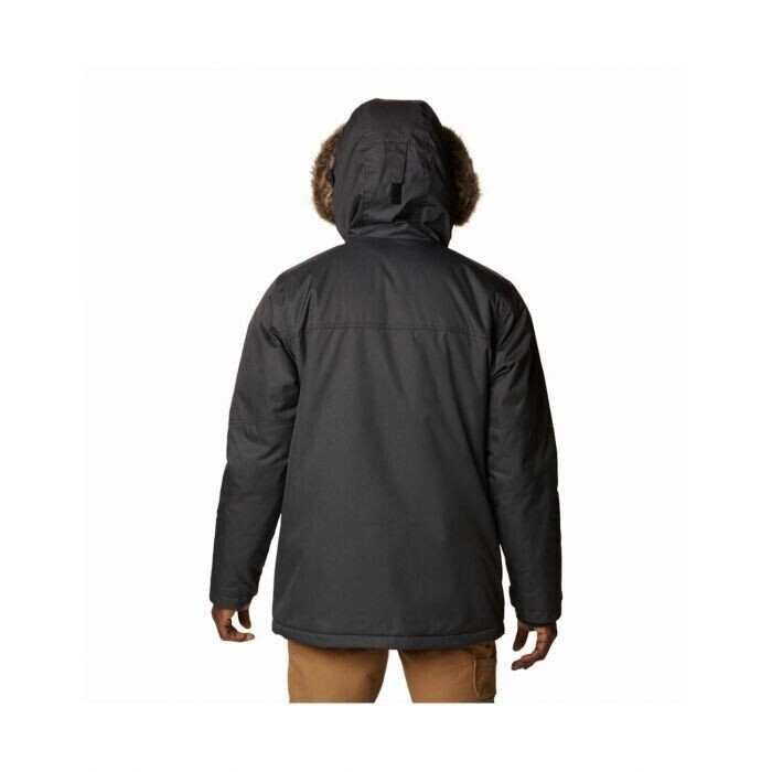 

Columbia Penns Creek II WM0945-009 Куртка-парка мужская черная с капюшоном и полной молнией CLO761, черный