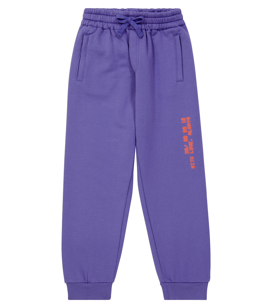 

Спортивные брюки из хлопчатобумажного джерси Dolce&Gabbana Kids, Glicine Viola Scuro