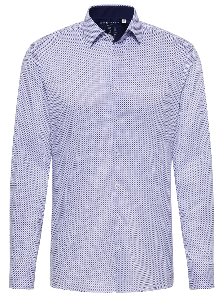 

Рубашка Eterna Hemd SLIM FIT, синий