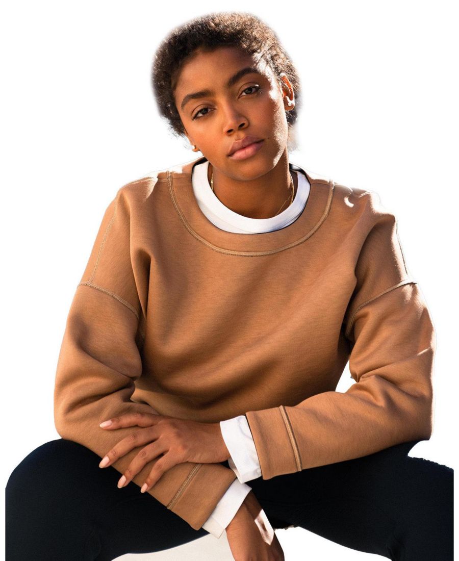 

Женская двусторонняя толстовка Ansea, Navy/ camel