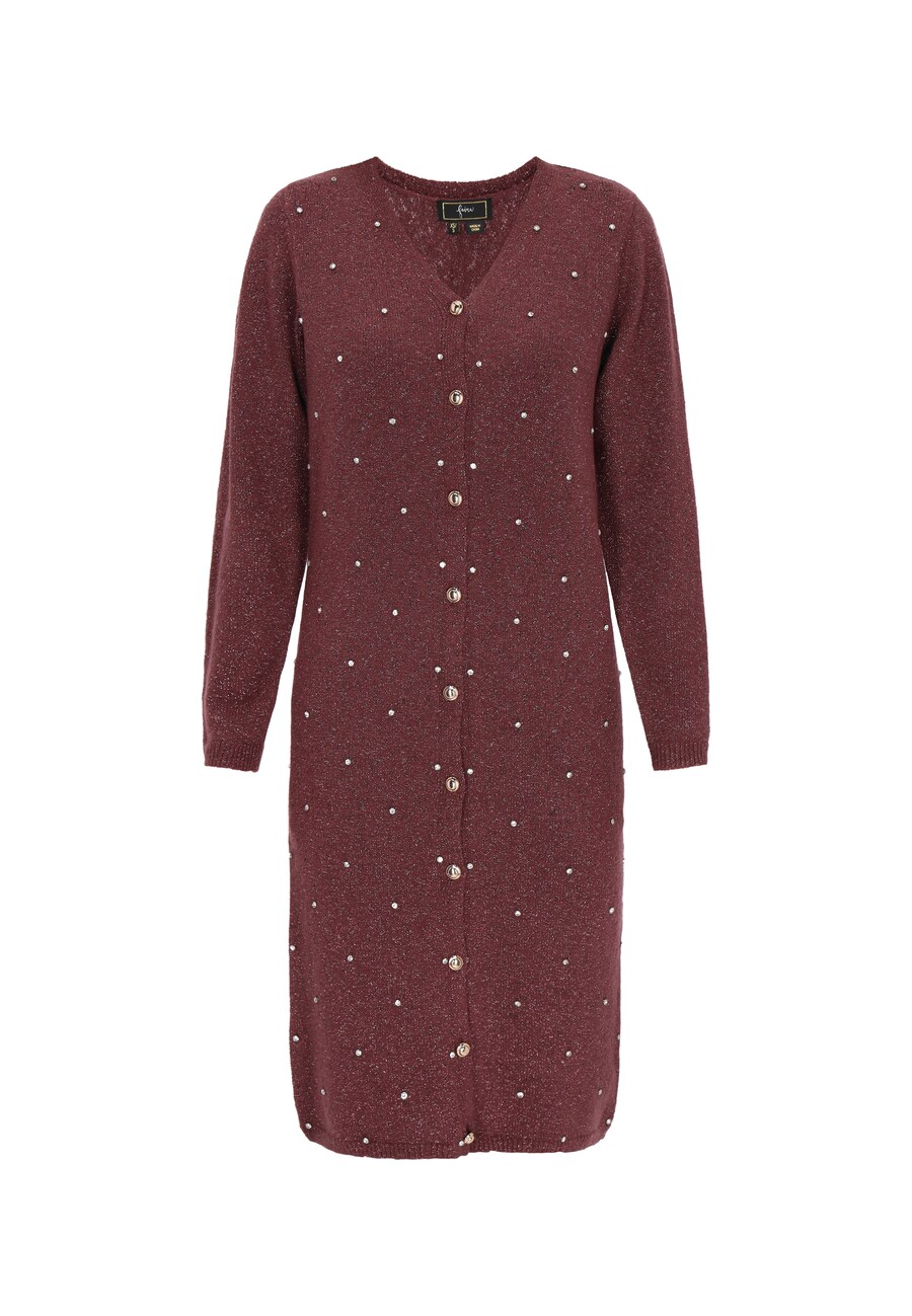 

Вязаный кардиган faina, бургундия