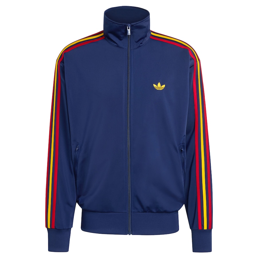 

Толстовка с капюшоном на молнии ADIDAS ORIGINALS Firebird, темно-синий