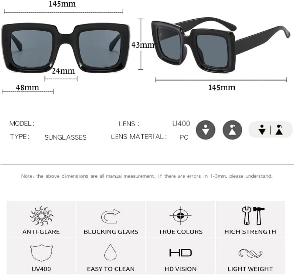 

Солнцезащитные очки в стиле панк, квадратные, женские и мужские, модные, разноцветные, в стиле стимпанк, с защитой от УФ-излучения UV400, L20952 generic, Purple-gray