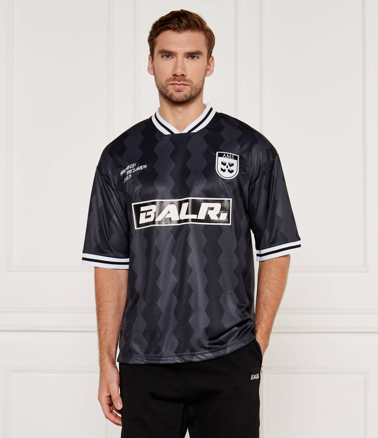 

Футболка BALR. The Club Box Fit Jersey Regular Fit, цвет grafite