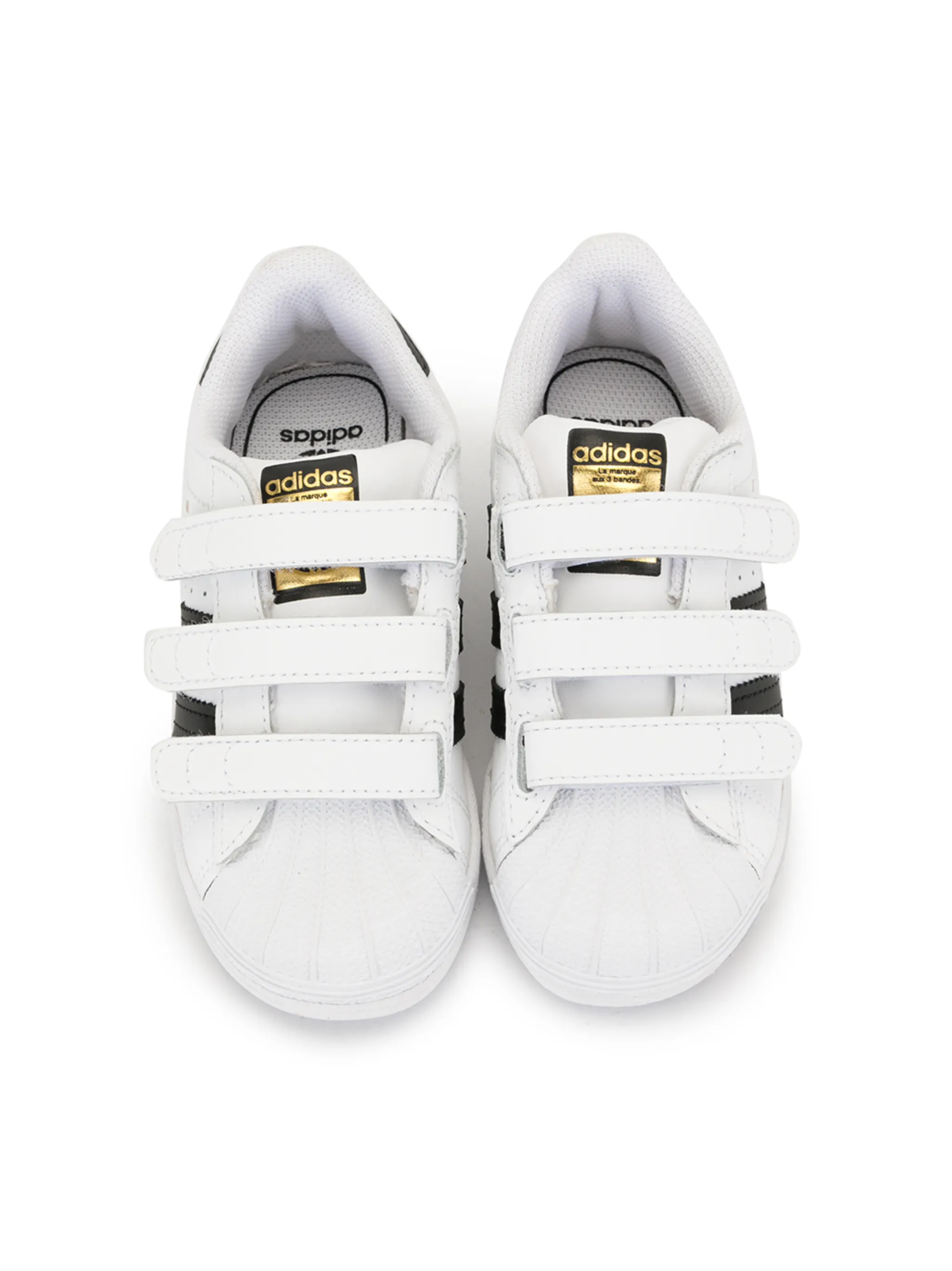 Кеды Superstar на липучках Adidas Kids, белый — фото 3