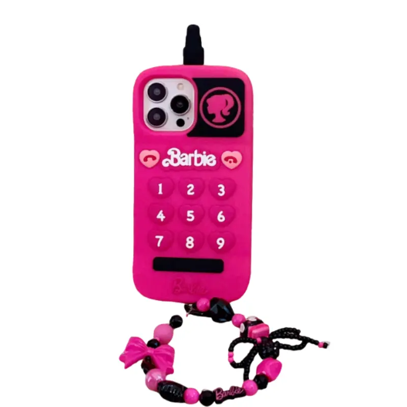 

Чехол для телефона Baohuguang Bao Huguang, Three-dimensional Barbie phone|with bracelet