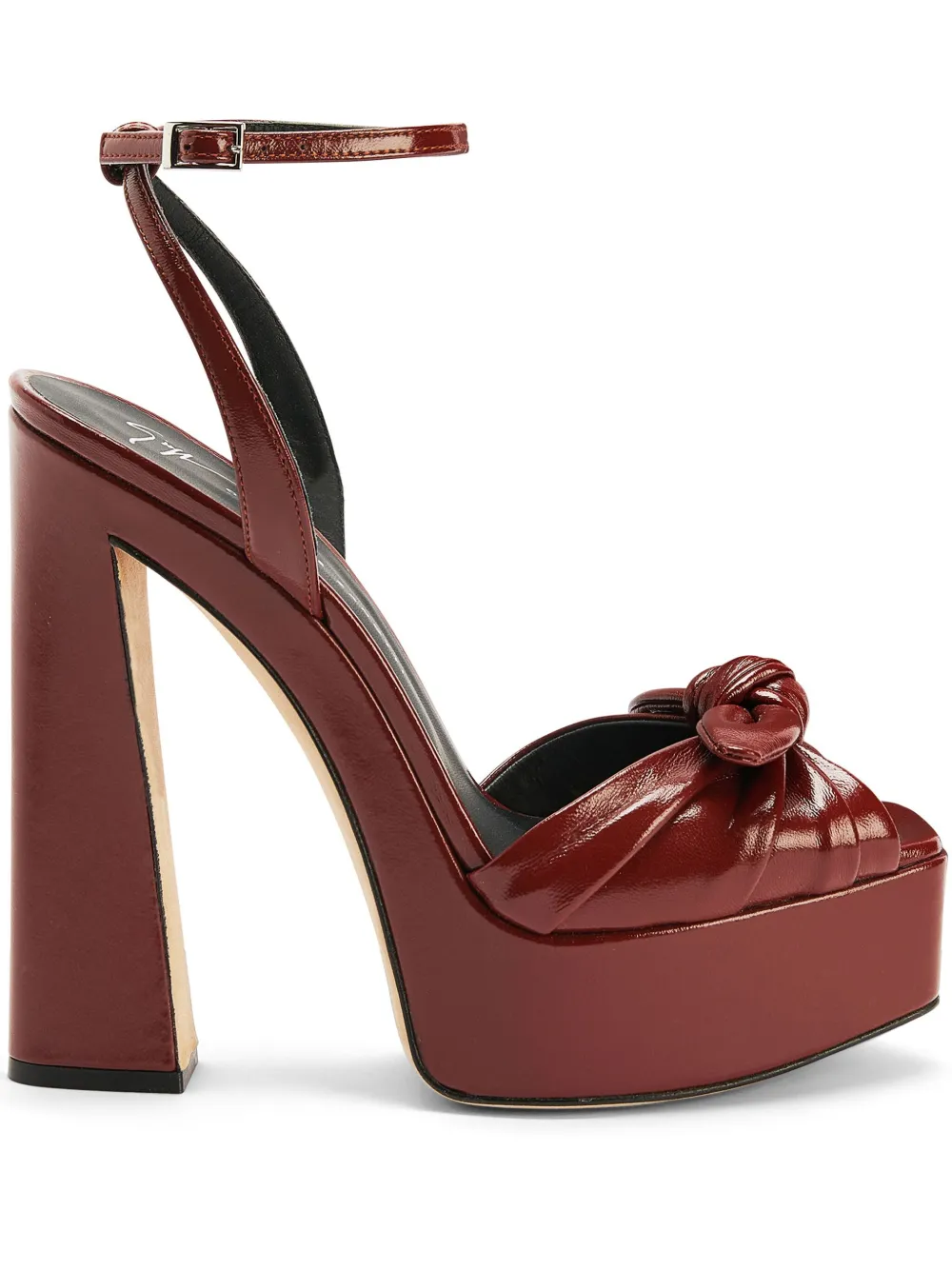 Босоножки Gabriiela на платформе Giuseppe Zanotti, коричневый