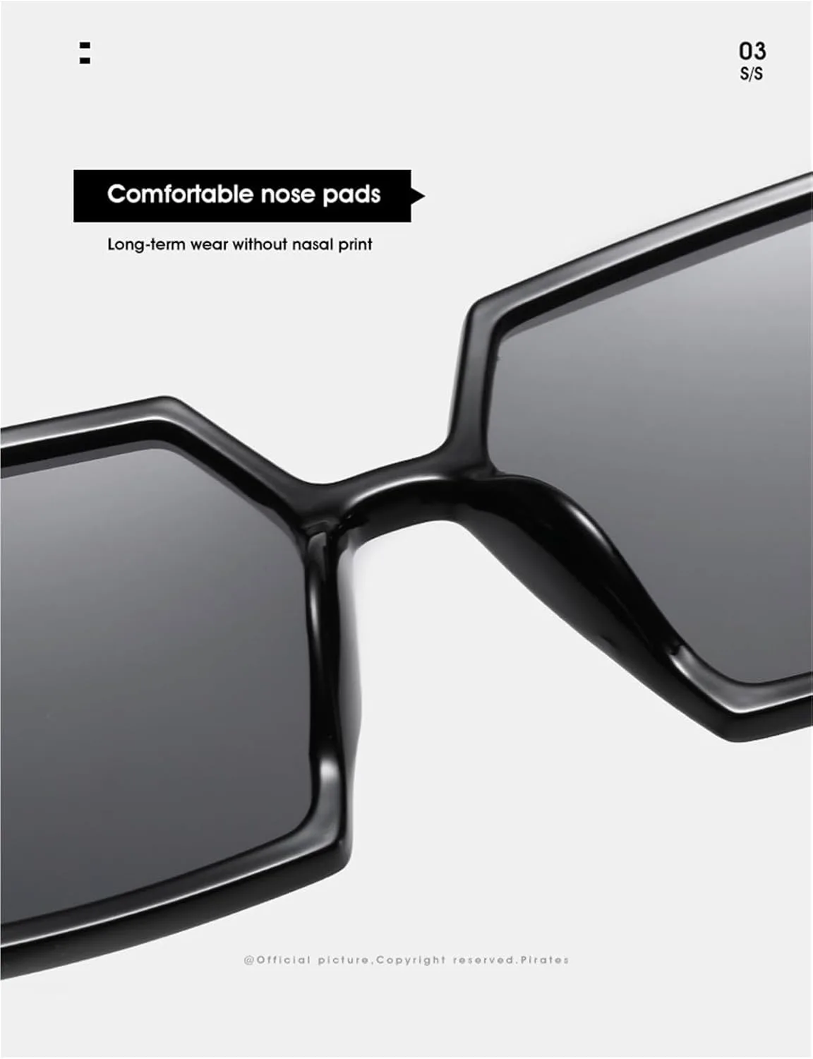 

Квадратные солнцезащитные очки в крупной оправе для мужчин, для отдыха, поездок на работу, для женщин, для активного отдыха на природе Generic, Multi-colored