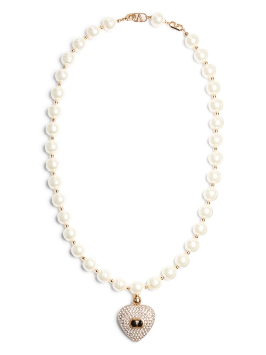 

Valentino Garavani колье Coeur Royal, золотой