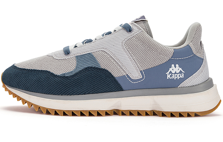 

Kappa Противоскользящие износостойкие низкие беговые кроссовки унисекс, серый и синий