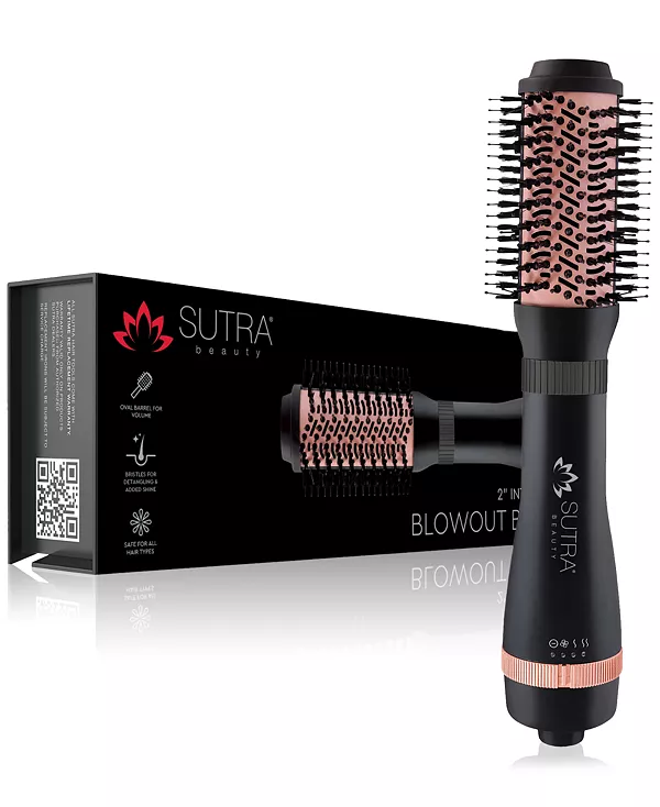 Набор из 2 сменных щеток для продувки 2 дюйма Sutra Beauty, black and rose gold — фото 2