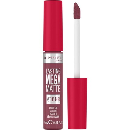 

Rimmel London Lasting Mega Matte Liquid Lipstick Стойкая увлажняющая веганская формула 7,4 мл 900 Восхитительная роза