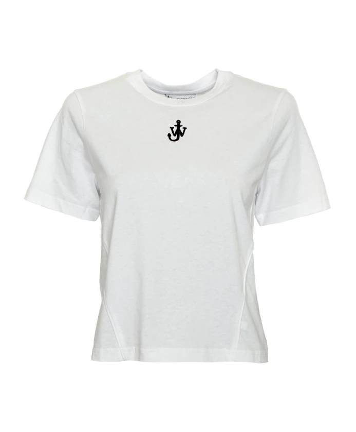 

Рубашка с короткими рукавами и вышивкой в виде якоря Jw Anderson, белый