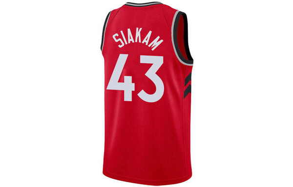 Спортивная футболка nba basketball sports jersey sw fan edition toronto raptors 4 no. 3 red Nike, красный — фото 2
