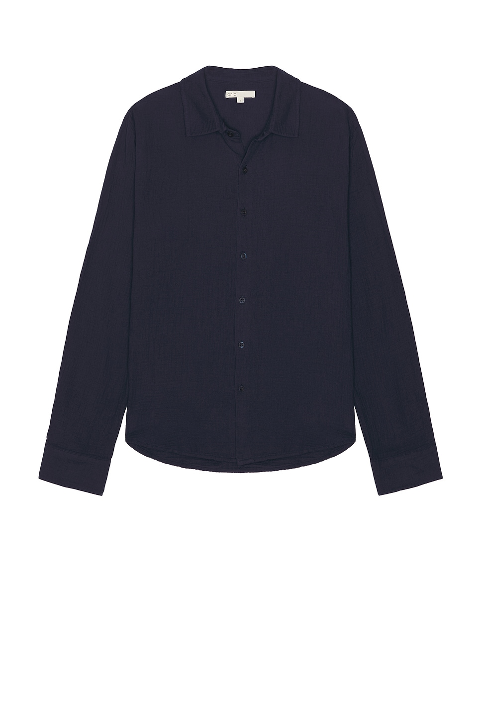 

Хлопковая рубашка с длинным рукавом из марли Onia, Deep Navy