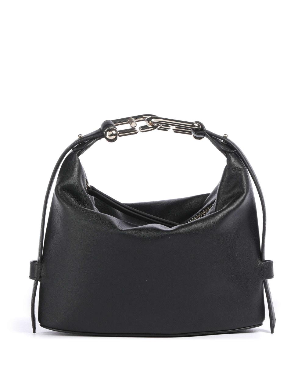 

Мини-Сумочка Nuvola из мелкозернистой телячьей кожи Furla, черный
