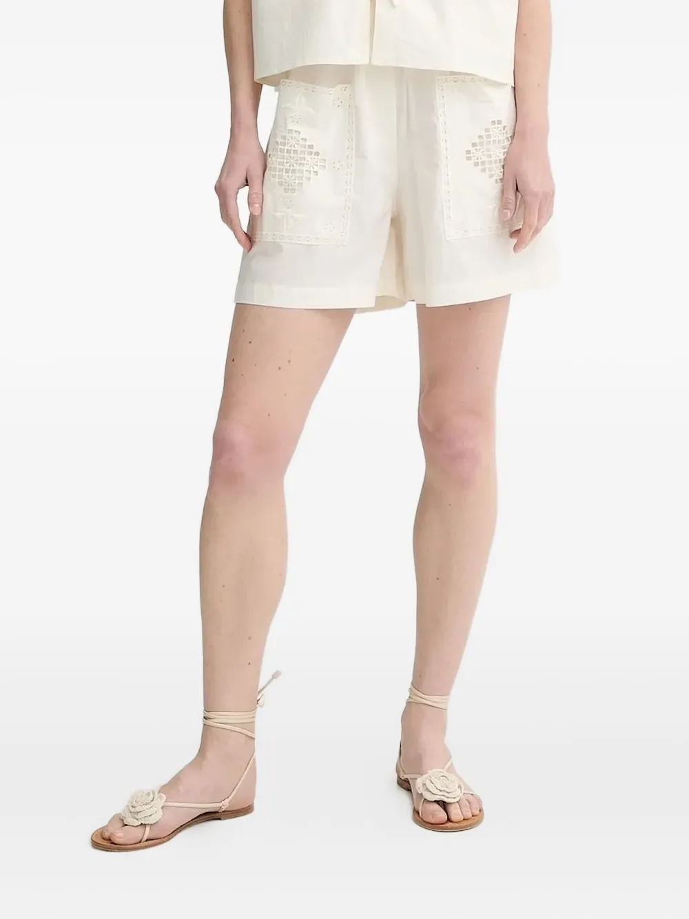 

Хлопковые шорты Sessùn, нейтральный