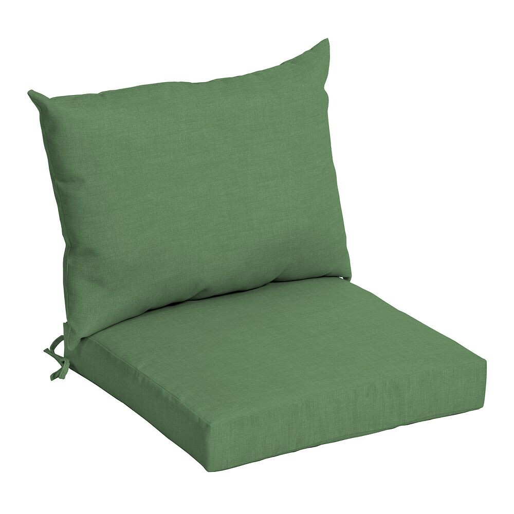 

Arden Selections Leala Текстурный набор подушек для уличного обеденного стула, цвет Moss Green Leala