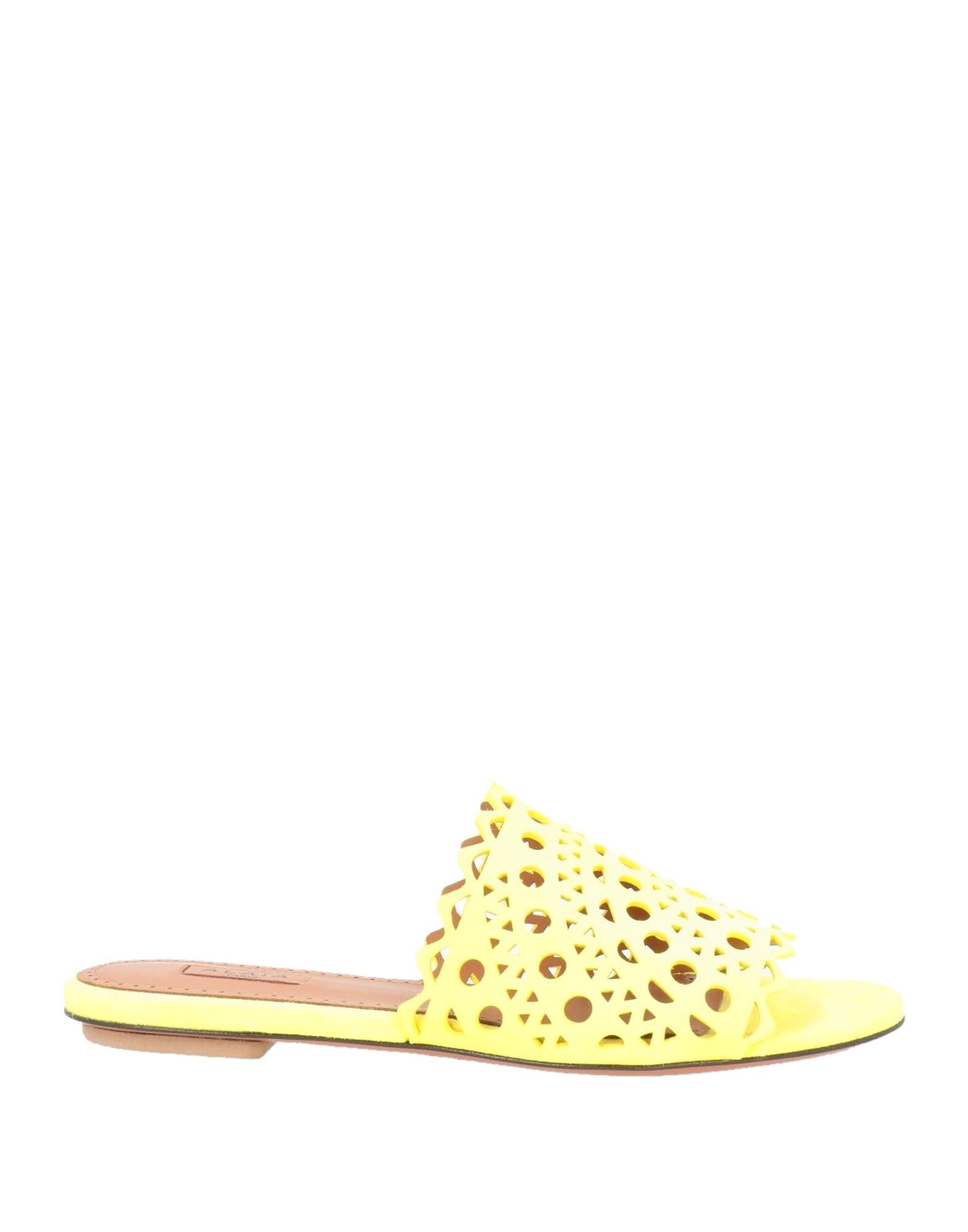 Сандалии Alaïa, желтый
