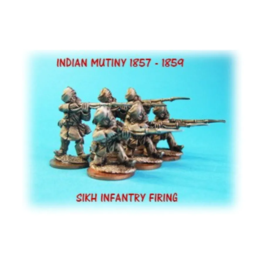 

Сикхская пехотная огневая часть, Indian Mutiny 1857-1859 - Sikh (28mm)