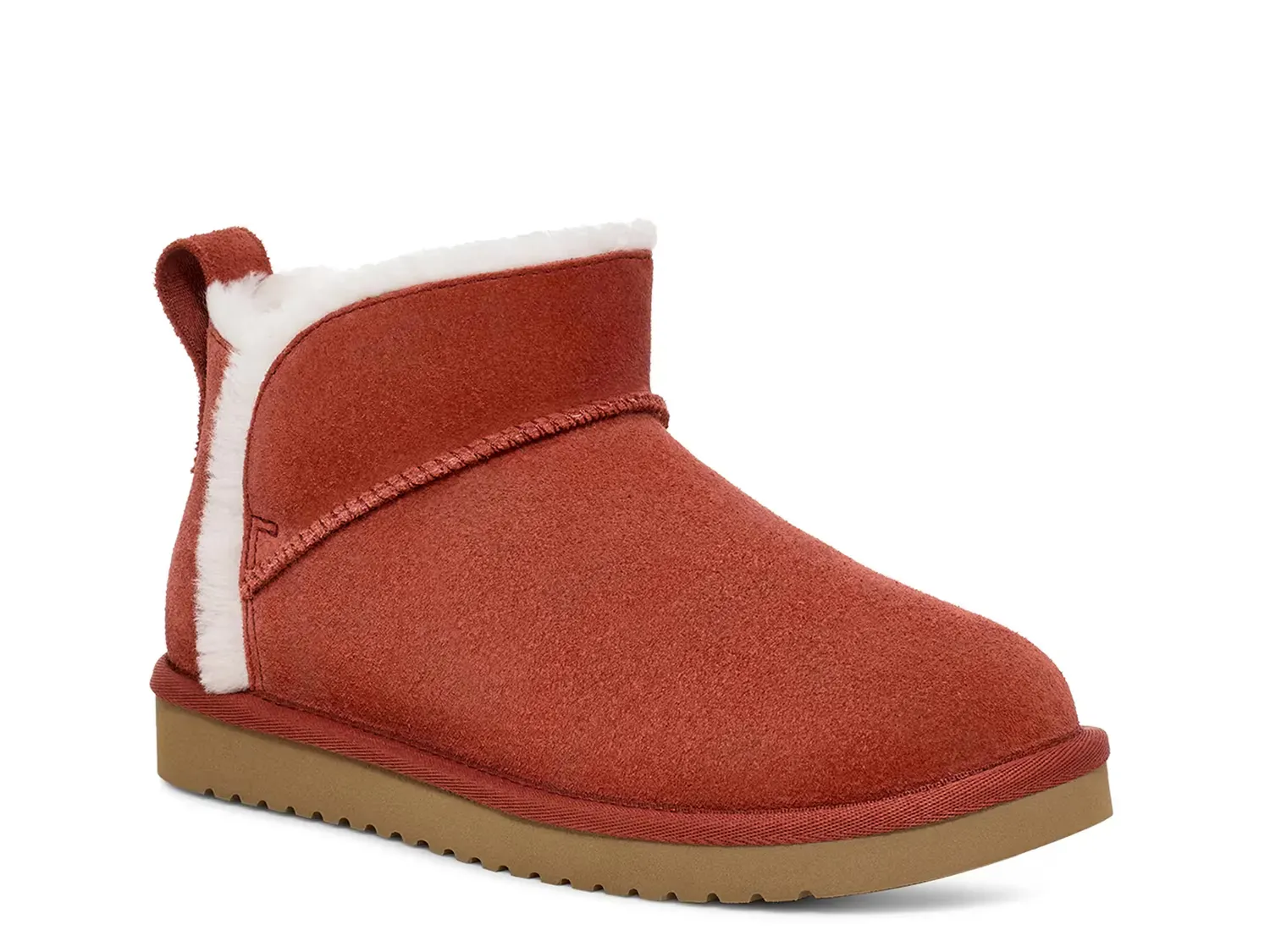 Женские угги Koola Koolaburra By Ugg ультра мини замшевые, красный