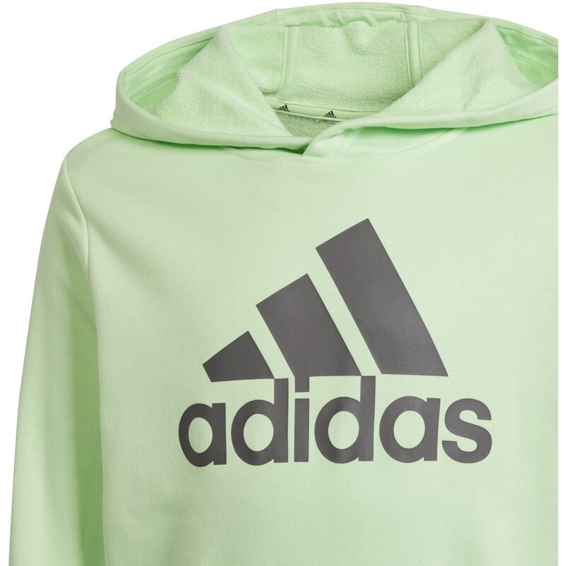 Толстовка с капюшоном и большим логотипом, хлопок Adidas, мультиколор — фото 3