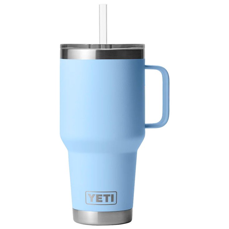 

Кружка Рамблер 35 унций (994 мл) кружка с трубочкой большая небесно-голубая Yeti
